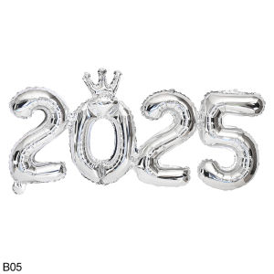 1PC 3D Large Gift Box Santa Claus Foil Balloons Gift Box Elk Balloon Christmas Decorations For Home 3 Colors 2025 Decor Supplies