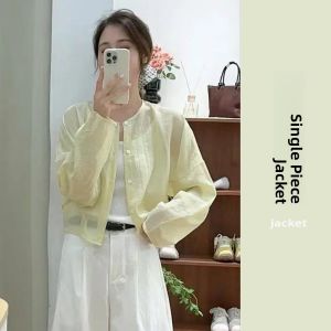 YUEZHONGWEI | Sun Protection Short Blouse