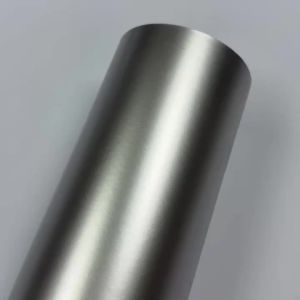 Cuộn Decal Dán Vinyl Mạ Bạc Mờ Cao Cấp Tự Dính Chất Liệu PVC Có Khả Năng Thoát Khí Dùng Để Dán Xe Hơi Chiều Rộng 10cm