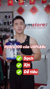 Bột Whey protein tăng cơ USP Labs Hydro 100 | 100% Hydrolyzed Platinum Whey Protein 5 Lbs (227 kg) - GYMSTORE