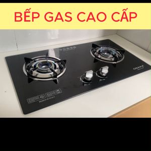 Bếp ga âm hoặc dương mặt kính cường lực- sen đồng- đánh lửa magneto tự động tiết kiệm gas