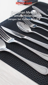 Garpu Saji Makanan / Serving Fork AQUILA Stainless Steel (2111106)(F3)