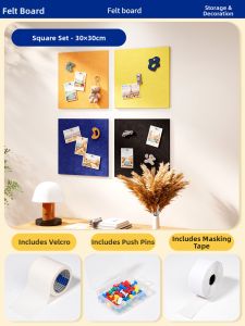 O Margo | Felt Photo Wall Board Self-adhesive
