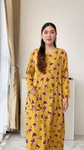 Daster long SAPHIRA lengan panjang by GRSIRANTASIK.ID