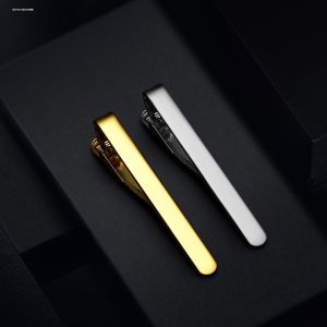 Tie Clip Sub Men Gold Silver Tie Clip Business Formal Wear Fashion Black Metal Neckline Clip Pin