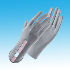 Sarung Tangan UV Tipis Tipis Non Slip Matahari Tahan Mengemu Trem Naik Layar Sentuh Pria Wanita Full Finger Cycling Gloves Outdoor Sports