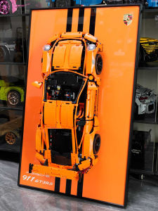 Lego Compatible Porsche 911 GT3 RS Display Frame