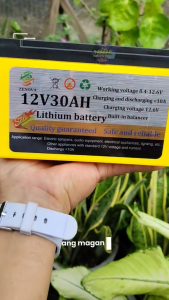 12V 30AH 28AH 25AH 12AH lithium battery large capacity rechargeable true capacity no false standard long cycle life multi-functional portable power supply solar charging suitable for outdoor agricultural emergency power supply