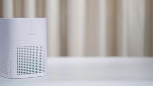 MORENTO Air Purifiers for Bedroom HEPA Filter for Smoke Pet Dander with Fragrance Sponge Small Air Purifier with Sleep Mode HY1800 White 1 Pack