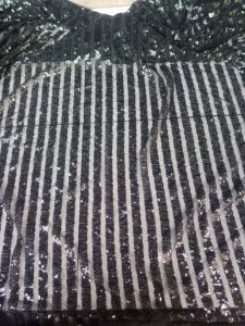 bahan/kain payet gradasi rumbai/salur