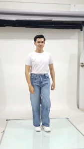 Celana Jeans Baggy Gombrong Pecah Pola Premium Best Seller