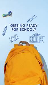 GROW Growing Up Milk for Kids - Ready-To-Drink Vanilla- 4x180ml (3 - 12 years) [Bundle of 4]