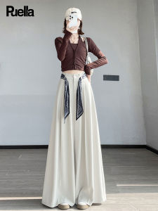 puella | Vintage Style High-Waist Wide Leg Trousers