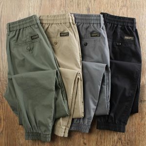 Workwear Pants for Men Casual Loose Fit Cotton Trousers for Office And Construction Site Durable Youthful Style All Season Use