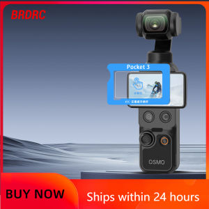 BRDRC Pocket 4 AR Screen Protector Film Anti-Reflective Film  Anti-Scratch for DJI Pocket 4 3 AccessoriesWith Installation Tools