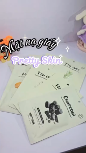 ( Lẻ 1 ) Mask/ Mặt nạ giấy dưỡng da Total Solution Essential Mask Pretty Skin 23g - Hàn Quốc