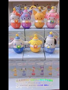 MINISO TOPTOY Sanrio Winter Water Sound Bell Series Blind Box Figure Kuromi Peripheral Ornaments Sanrio Blind Box