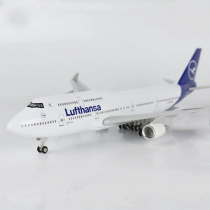 JIZHICHEN | Boeing B747 Model with Lights and Wheels Collectible Gift
