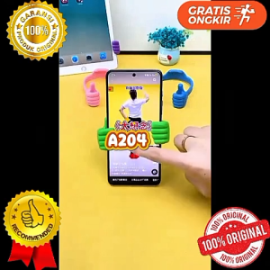 A204 H77 Ok STANDING HOLDER JEPIT HP FLEXSIBLE ORI 100% Stand Handphone Lazy Pod Arm Tripod Desk Meja Klip Lazypod Portable KUAT KOKOH MENAHAN PENYANGGAH FLEXSIBEL HANDPHONE TAHAN GUNCANGAN ANTI SELIP SMARTPHONE PHONE tab  Ok Stand terbuat Dari karet lemb