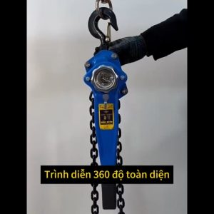Palang xích lắc tay ABG 0.75–3 tấn xích 1.5m/3m dụng cụ nâng hạ vật nặng nhà xưởng công nghiệp