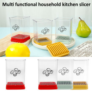 Speed Cup Slicer with Push Plate Portable Cup Slicer Efficient Fruit Slicer Cup Multifunctional Cup Cutter Compact Strawberry