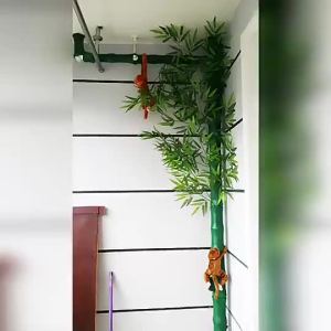 Bọc Đường Ống Nước Trang Trí Điều Hòa Sưởi Ấm Chắn Gas Cây Xanh Hoa Giả Trúc Vỏ Nhựa Mây