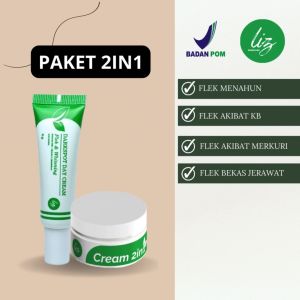 Paket 2in1 Whitening Cream Elzet Skincare: Solusi Flek Hitam & Kulit Wajah Kusam