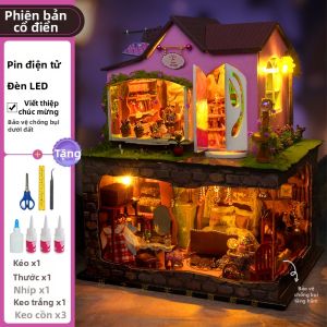 QIAOZHIJIANG | Mô Hình Đồ Chơi Villa Nhỏ DIY