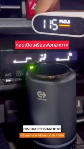 COMMY เครื่องฟอกอากาศในรถ Car Air Purifier เครื่องฟอกอากาศพกพา  เสียบ USB ได้ เครื่องฟอกอากาศขนาดเล็ก รับประกัน 1 ปี รุ่น AP003 Mini Air Purifier Portable Air Purifier