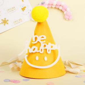 QIANHUAJIAN | Cute Pom-Pom Birthday Hat for Babies Children and Adults