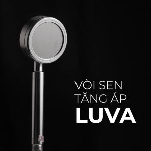 Vòi Sen Tăng Áp Bát Sen tắm Luva VS4 Bảo Hành 1 Năm Đổi Lỗi 100 Ngày Tăng 400% áp lực nước Nhôm Đúc Cao Cấp Lõi Đồng