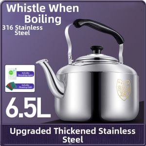 Stainless Steel Whistle Indicating Thermos Kettle For Stove and Induction