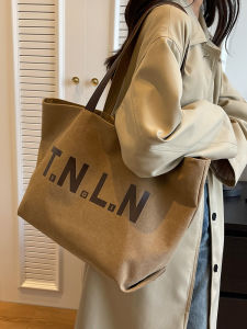 BZBC | กระเป๋าผ้าใบ BZBC ขนาดใหญ่สำหรับผู้หญิง กระเป๋าสะพายไหล่ข้างเดียวแบบลำลอง กระเป๋าถือสำหรับเดินทาง กระเป๋าช้อปปิ้ง กระเป๋าสะพายไหล่แบบลำลอง