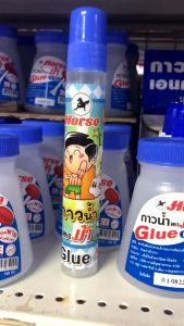 Horse กาวน้ําตราม้า กาวน้ํามีพาย กาวน้ําหัวฟองน้ํา ขนาด 30cc- 150cc มีให้เลือก 4 ขนาด | KKNT