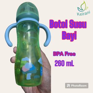 BOTOL SUSU BAYI DAN ANAK | BOTOL BABY GAGANG REGULAR NECK | MINITREE BPA FREE 260 ML