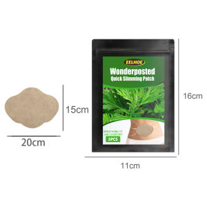 Eelhoe Wonderipality Quick Silmming Patch Belly Slim Patch Abdomen Slimming Fat Burning Navel Stick Weight Loss Slimer Tool 5pcs