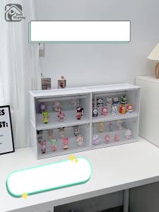 กล่องใส่โมเดลมีไฟ ตู้เก็บโมเดล สามารถวางซ้อนกันได้ ตุ๊กตาของสะสม กันฝุ่นและ มีความแข็งแรงทนทาน กล่องโมเดล