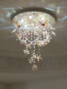 French Butterfly Crystal Chandelier