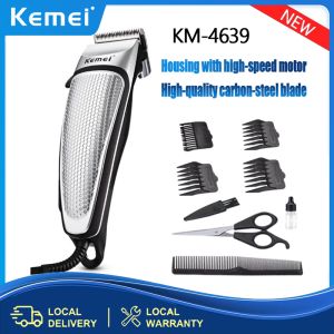 Kemei KM-4639 Mens Electric Hair Cutting Clipper Trimmer Shaver Haircut Machine Rechargeable Grooming Set