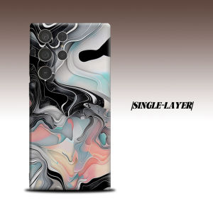 Marble Fluid Abstract For Samsung Galaxy S26 S25 S24 A56 A36 Dual Layer Luxury Fashion Full Lens Protective Case