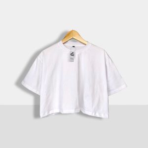 CROP TEE TOP BASIC KAOS POLOS COTTON COMBED PREMIUM