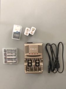 PALO smart battery charger can use 1.2V AA AAA AAA Ni-MH Ni-CD 9V 6F22 rechargeable batteries