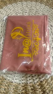 Pasmina oval Non Ped  Instan Jersey ~Pasmina Instan