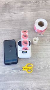 iTCAN color sticker สติ๊กเกอร์ 40x40 60x40 กระดาษความร้อน ลายสี ถูกสุดๆ ฉลากสินค้า โลโก้ Barcode Thermal Label ป้ายสติ๊กเกอร์ สติ๊กเกอร์วงกลม