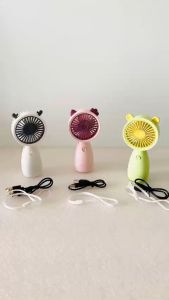 [KÈM DÂY SẠC] Đồ chơi trẻ em quạt cầm tay mini sạc pin dễ thương cho bé có dây móc tiện dụng tích điện JL8802