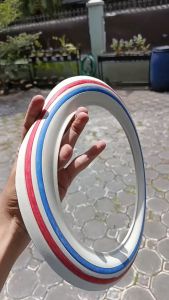 Lis Ban MOTOR / SEPEDA LISTRIK Ring 8" INCH 2 Warna MERAH BIRU White Wall (1 SET = ISI 4 BUAH)