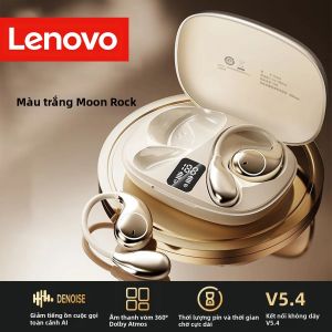 Lenovo | Tai Nghe Không Dây Bluetooth 5.4 Lenovo TA320 Tai Nghe Chơi Game Có Độ Trễ Thấp Có Mic Tai Nghe Thể Thao Tai Nghe TWS Có Móc Tai Khử Tiếng Ồn Chủ Động Chống Nước