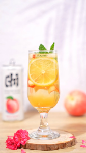 Chi Forest 元气森林 Sparkling Water Zero Sugar Free White Peach Cans Soda Drink 330ml [Genki Forest]