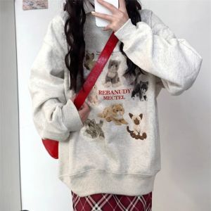 SHUQINGLAI | Relaxed Thin Oversize Hoodie for Women