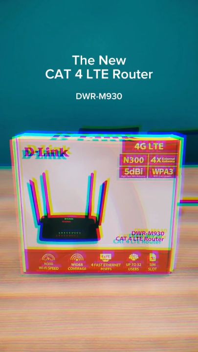 D-LINK DWR-M930 N300mbps 4G LTE Wireless Sim Card WiFi Router support ...